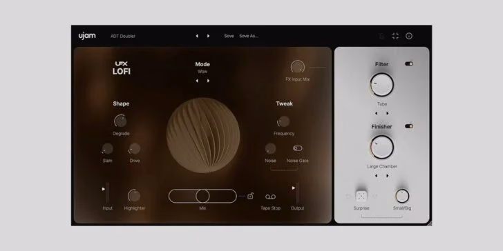 UFX LOFI: Free Retro Degradation Plugin by UJAM and Rhodes