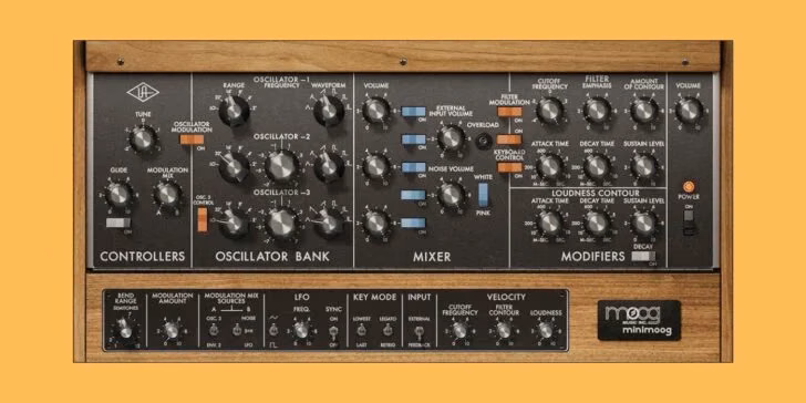 Universal Audio Moog Minimoog drops to €29 at Plugin Boutique