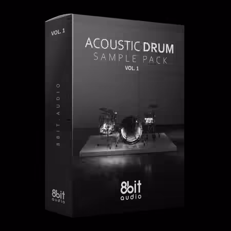 8bit Audio Acoustic Drum Sample Pack Vol.1 [WAV]