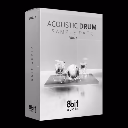 8bit Audio Acoustic Drum Sample Pack Vol.2 [WAV]