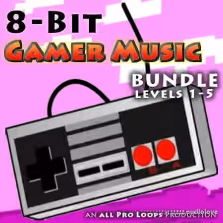 All Pro Loops - 8-Bit Gamer Music Bundle Levels 1-5 [WAV, MiDi]