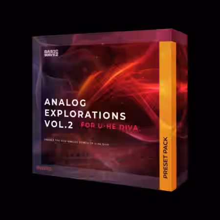 Basic Wavez Analog Explorations Vol.2 u-he Diva Presets [WAV, MiDi, Synth Presets]