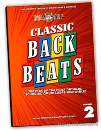 Beta Monkey Drum Loops Classic Backbeats II Vintage Rock Drum [WAV, REX, AiFF]