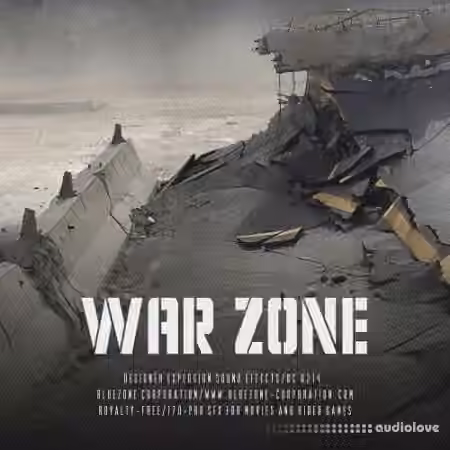 Bluezone Corporation War Zone Designed Explosion Sound Effects [WAV, AiFF]