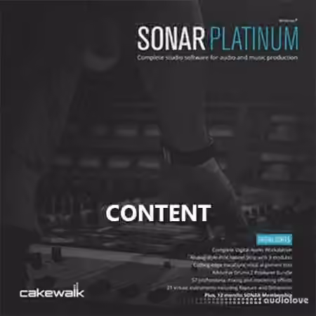 Cakewalk SONAR Platinum Content [DAW Addons]