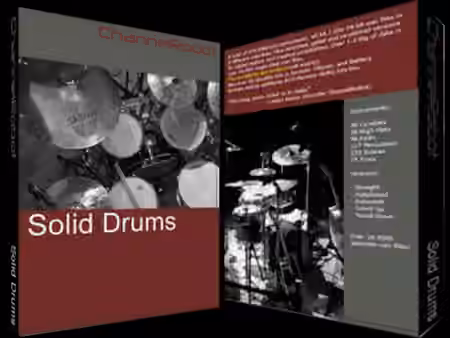 Channel Robot Solid Drums v1.0 [Battery, KONTAKT]