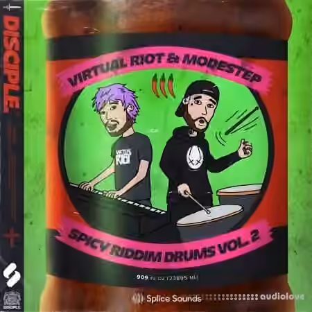 Disciple Samples Virtual Riot X Modestep Spicy Riddim Drums Vol.2 [WAV]
