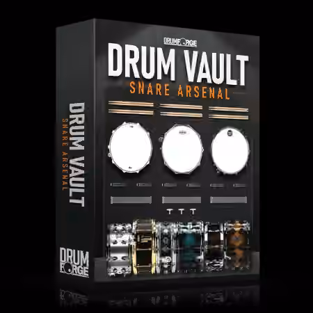 Drumforge Drum Vault Snare Arsenal One Shots Edition [WAV, Synth Presets]