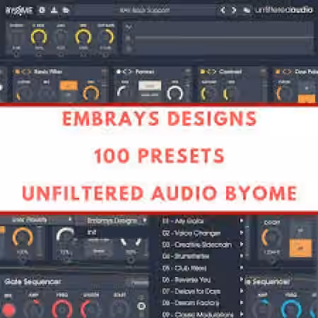 Embrays Designs 100 Presets for BYOME [Plugins Presets]