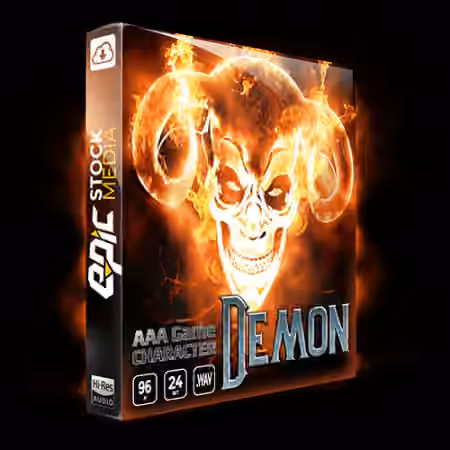 Epic Stock Media AAA Game Character Demon [WAV]