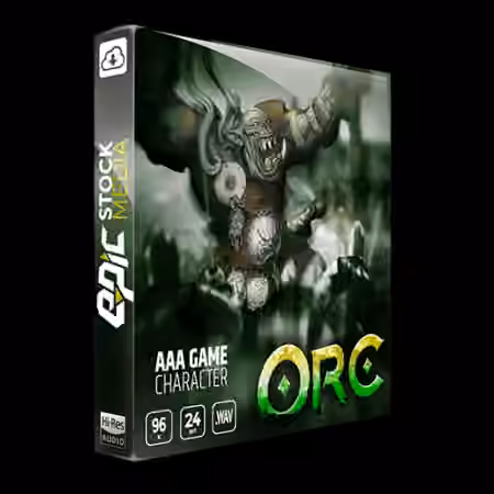Epic Stock Media AAA Game Character Orc [WAV]