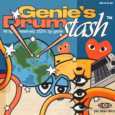 Genie's Drum Stash Drumkit [WAV, DAW Templates]