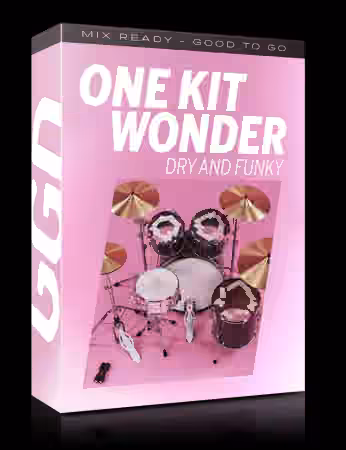 GetGood Drums One Kit Wonder Dry And Funky [KONTAKT]
