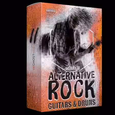 Ghosthack Ultimate Alternative Rock Guitars and Drums [WAV, MiDi]