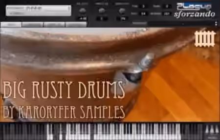 Karoryfer Samples Big Rusty Drums v1.100 [Sforzando]