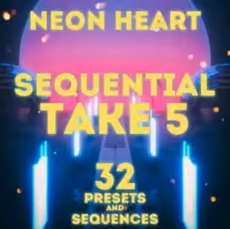 LFO Store SR Sequential Take 5 Neon Heart 32 Presets and Sequences [Synth Presets]