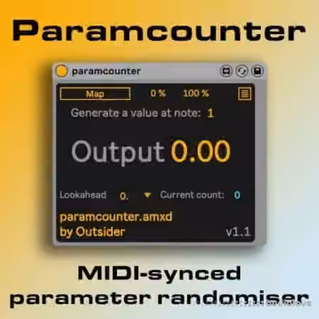 Outsider Sound Paramcounter Note-Counting Ramdomiser v1.1 [Max for Live]