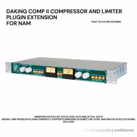 PastToFutureReverbs A.I. Daking Comp II Compressor and Limiter Plugin Extension for NAM