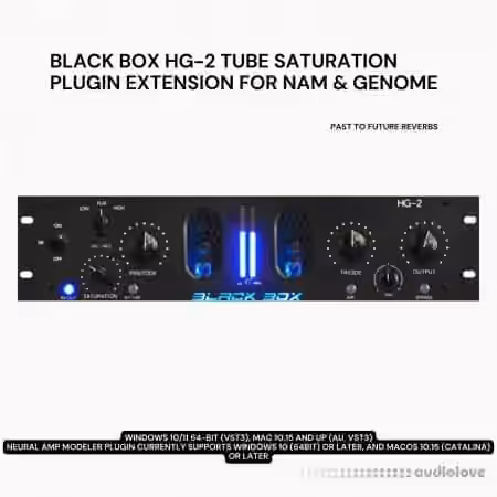 PastToFutureReverbs Black Box HG-2 Tube Saturator Plugin Extension For NAM and GENOME!