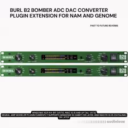 PastToFutureReverbs Burl B2 Bomber ADC DAC Converter Plugin Extension