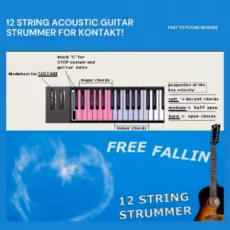 PastToFutureReverbs Free Fallin 12-String Acoustic Strummer inspired by Tom Petty For Kontakt! [KONTAKT]