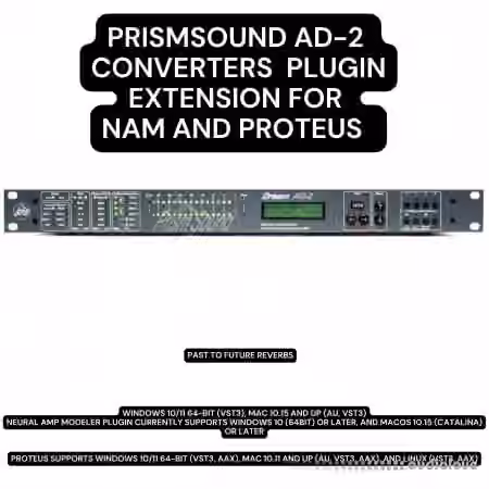 PastToFutureReverbs Prismsound Dream AD-2 Converters Plugin Extension [Synth Presets]
