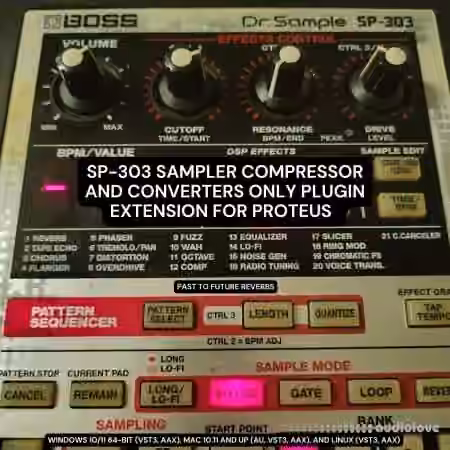 PastToFutureReverbs SP-303 Sampler Compressor Plugin Extension for Proteus! [Synth Presets]