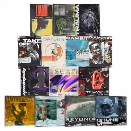 ProducerGrind The 'RARE' Industry Drum Kit Bundle Vol.2 [WAV, MiDi]
