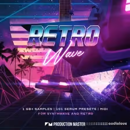Production Master Retrowave Synthwave and 80s Retro [WAV, MiDi, Synth Presets]