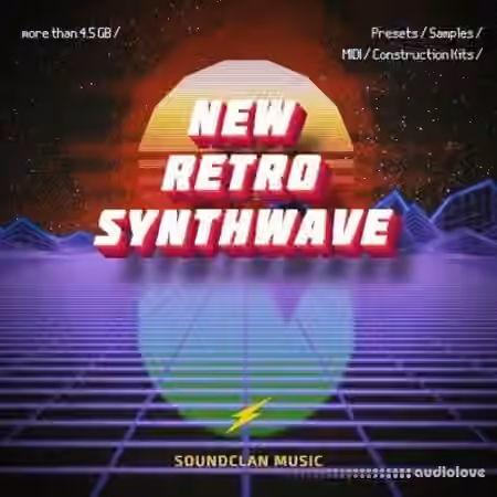 Soundclan Music New Retro Synthwave [WAV, MiDi, Synth Presets]