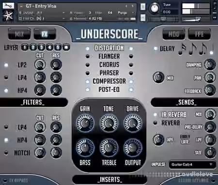 StudioWeapon Underscore v1.5 [KONTAKT]