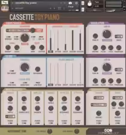 ThePhonoLoop Cassette Toy Piano [KONTAKT]