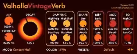 Valhalla DSP Valhalla VintageVerb v4.0.5 [WiN]